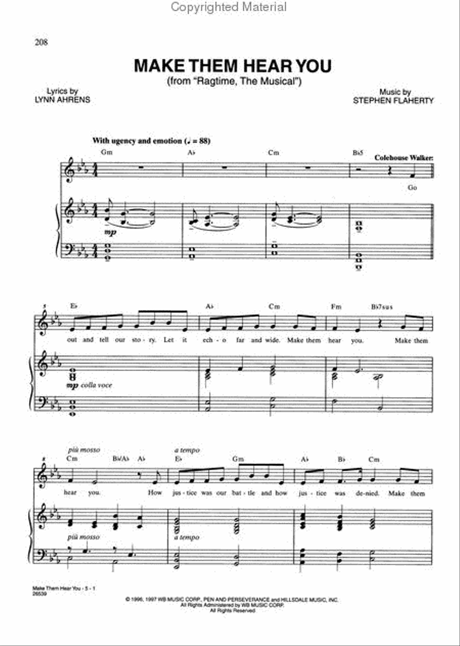 Singer's Library of Musical Theatre – Vol. 1 Voice scores gallery preview page 4