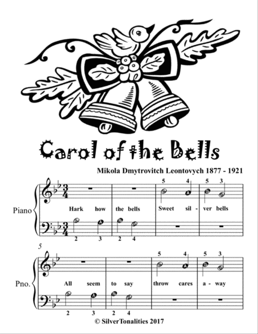 A Tiny Christmas for Beginner Piano Booklet M Easy Piano scores gallery preview page 3