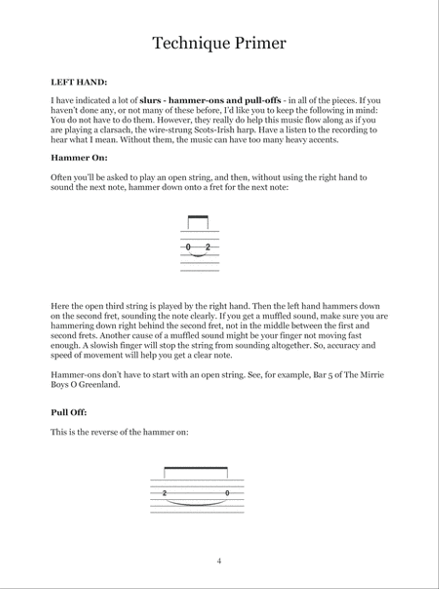 Easy DADGAD Celtic Guitar Guitar scores gallery preview page 5