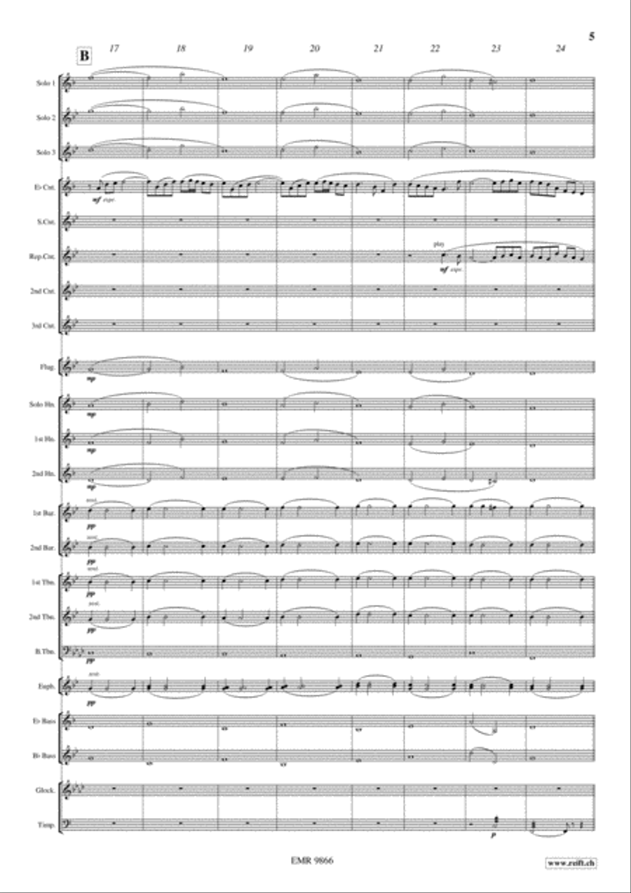 Ave Maria Brass Trio scores gallery preview page 5