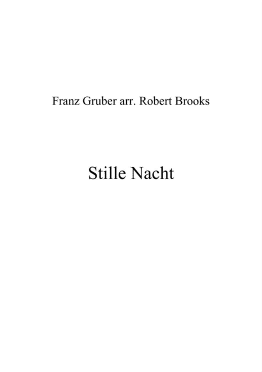 Stille Nacht/Silent Night 4-Part scores gallery preview page 1