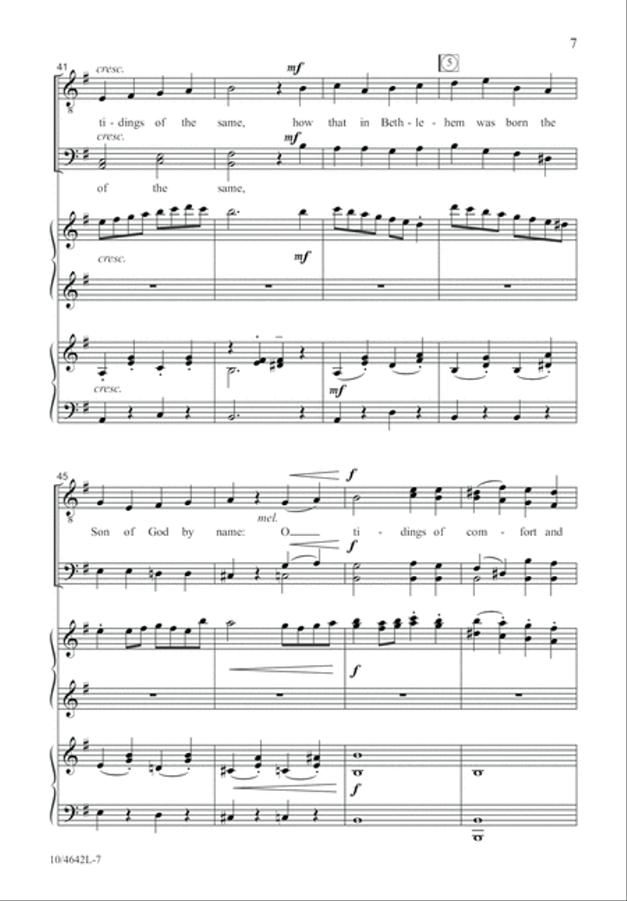 God Rest You Merry, Gentlemen TTBB scores gallery preview page 7