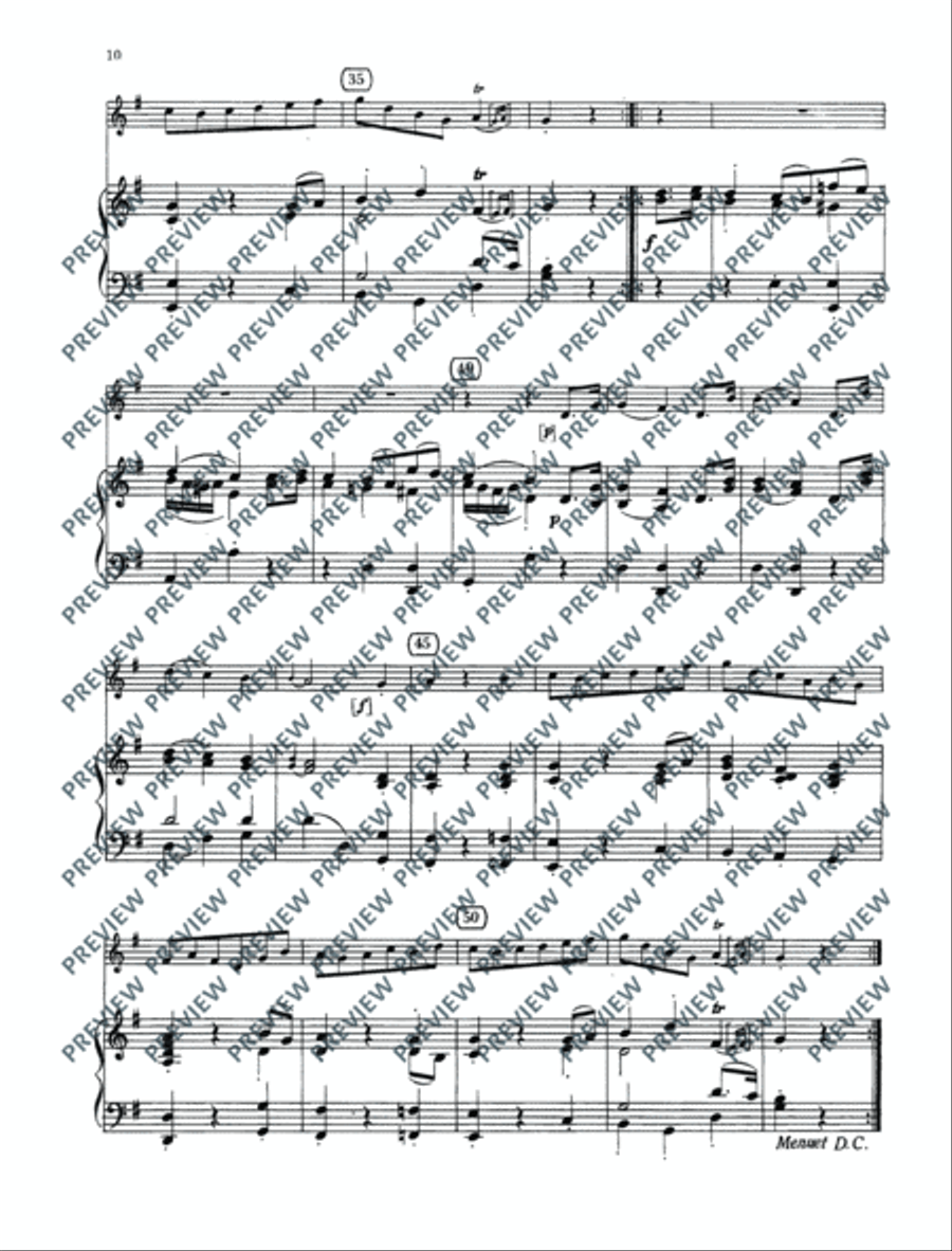 Concertino G major and Nocturne C major Oboe scores gallery preview page 11