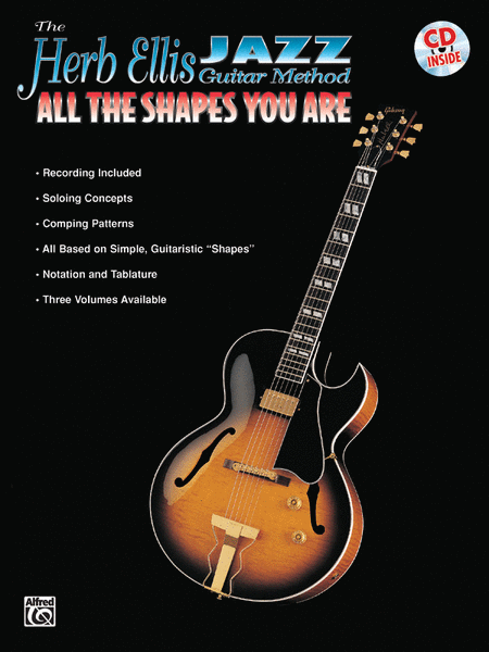 Herb Ellis Jazz Guitar Method All The Shapes You Are Book/cd