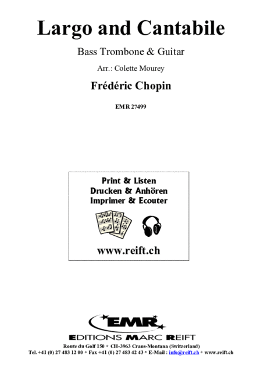 Largo and Cantabile Largo and Cantabile Trombone scores gallery preview page 2