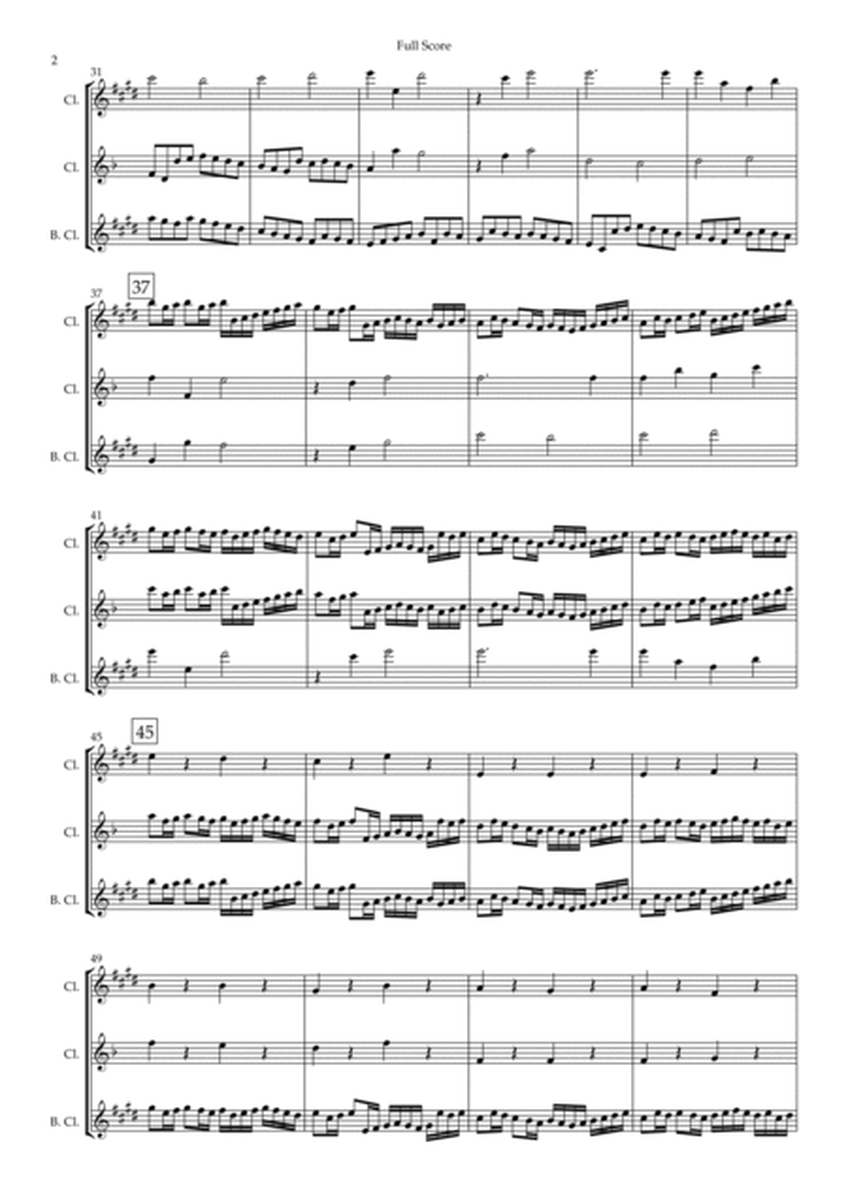 Canon in D Major (Johann Pachelbel) for Clarinet Trio image number null