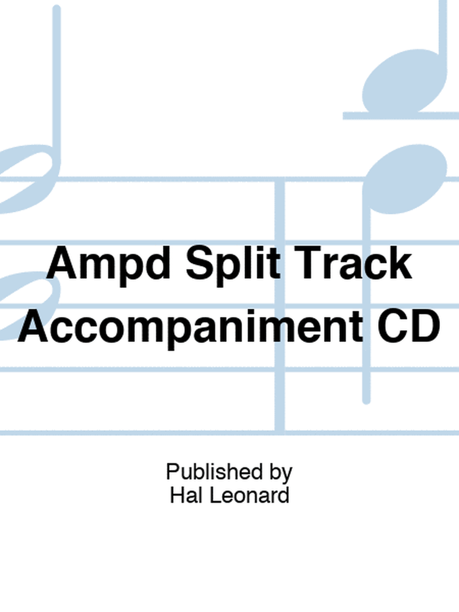 Ampd Split Track Accompaniment CD