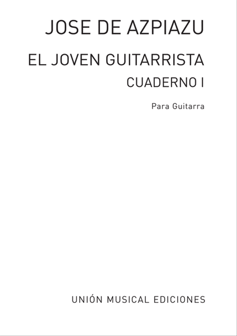 El Joven Guitarrista Volume 1 Acoustic Guitar scores gallery preview page 1