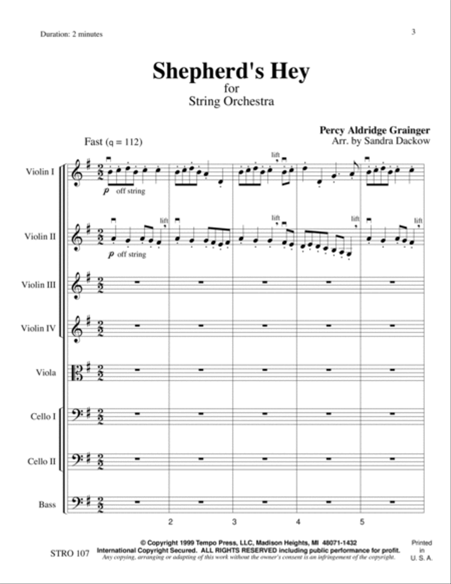 Shepherd's Hey