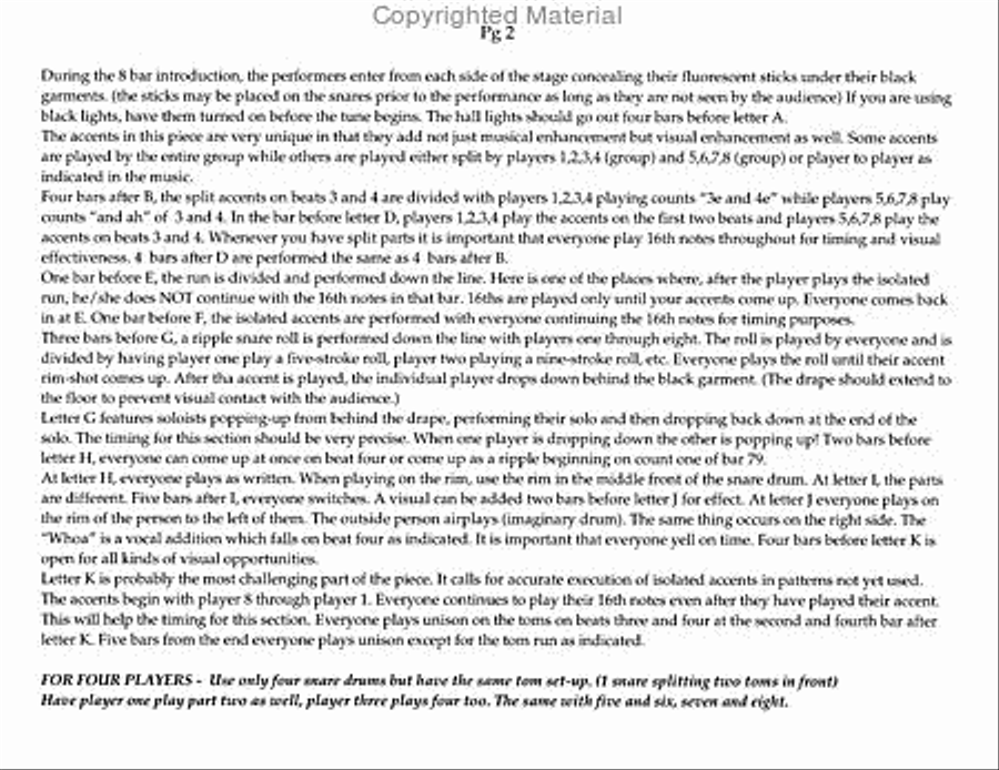 Short Circuits Short Circuits Percussion Ensemble scores gallery preview page 3