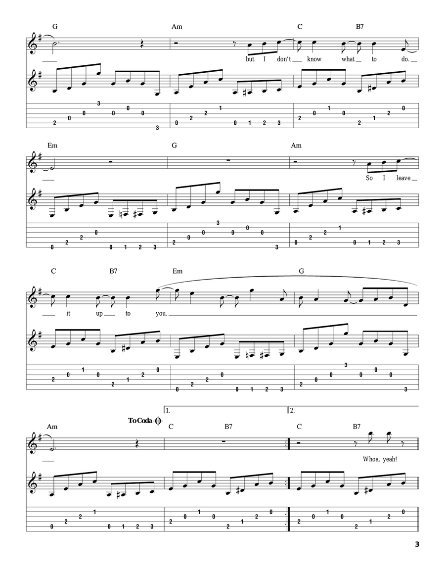 I'd Love To Change The World Acoustic Guitar scores gallery preview page 3