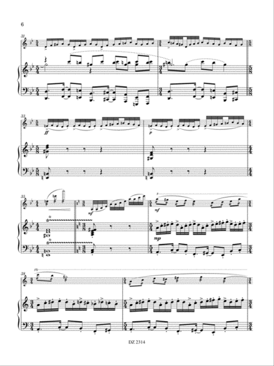 Massalia Concerto Piano Accompaniment scores gallery preview page 6