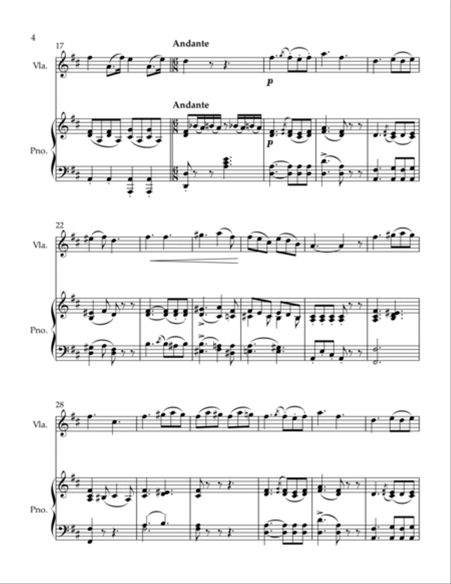 Norma, Semiramide and Elixir of Love, Op. 86 #1 Viola scores gallery preview page 4