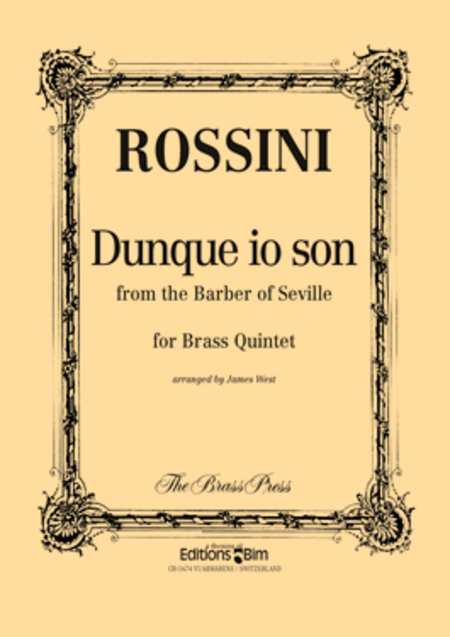 Dunque io son (Barber of Seville)
