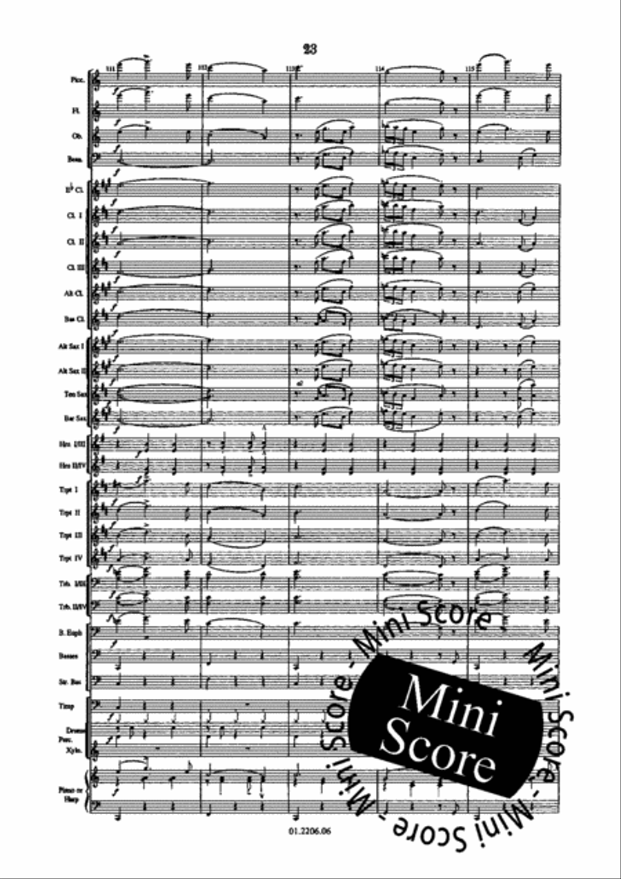 Glenn Plays Afer The Ball Concert Band scores gallery preview page 27