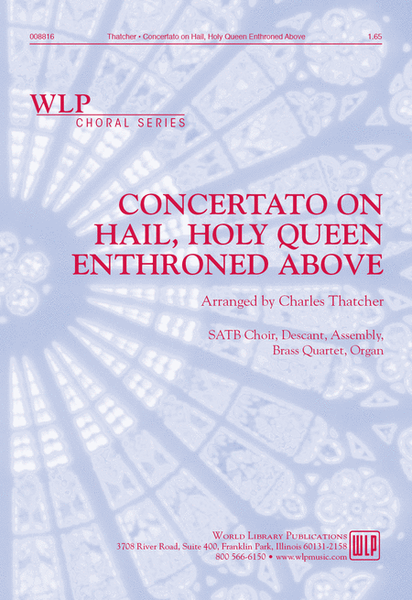 Concertato on Hail, Holy Queen Enthroned Above image number null