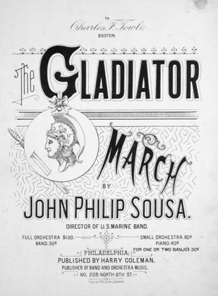 Book cover for The Gladiator March