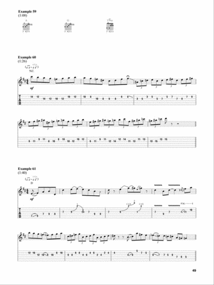 The Guitar of Brian Setzer Guitar Tablature scores gallery preview page 6