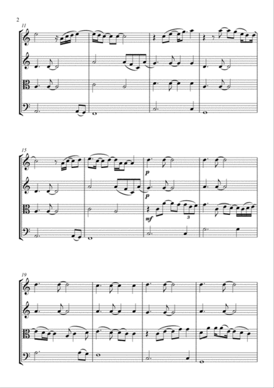The Horses String Quartet scores gallery preview page 5