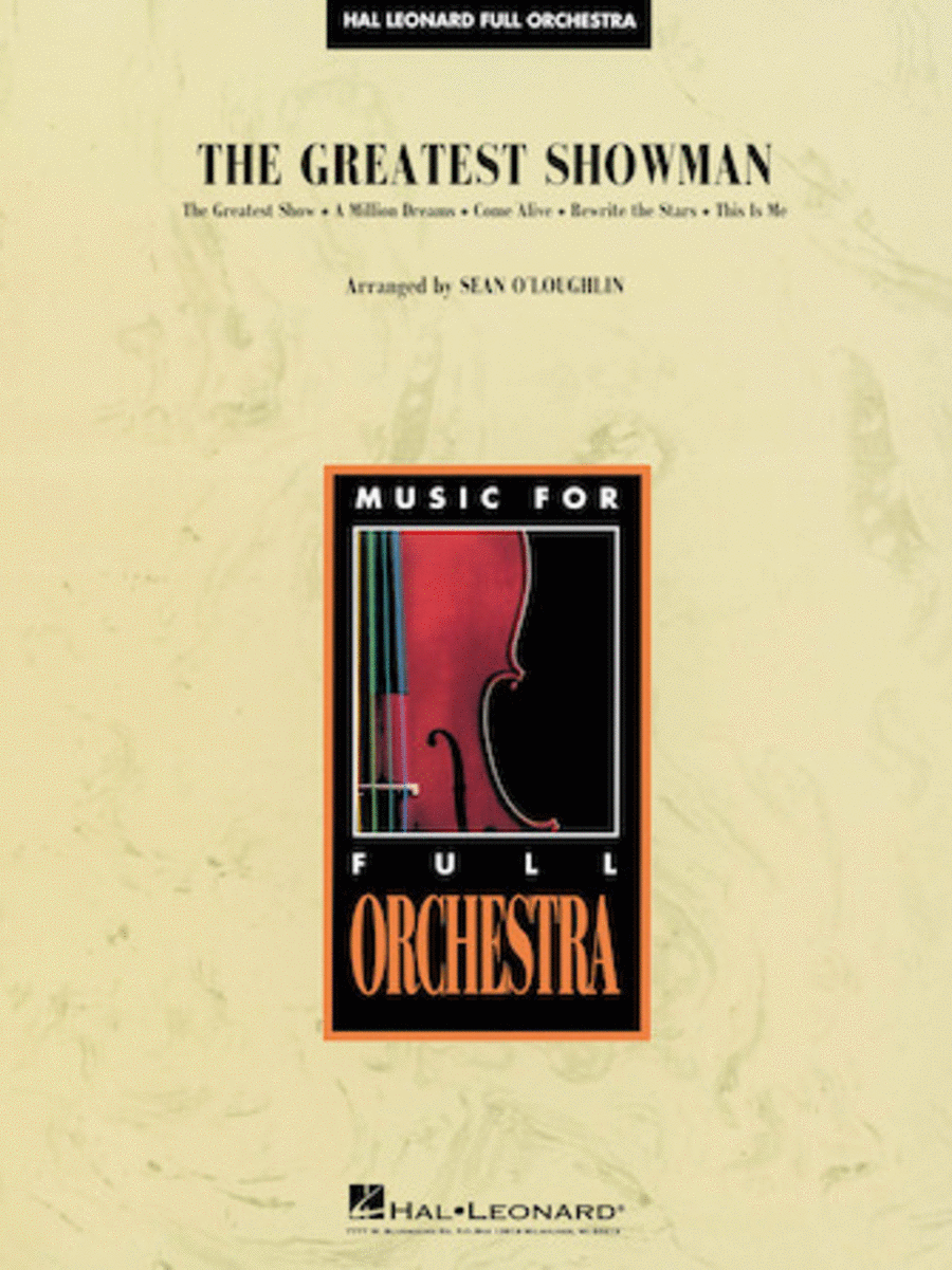 The Greatest Showman Full Orchestra scores gallery preview page 1