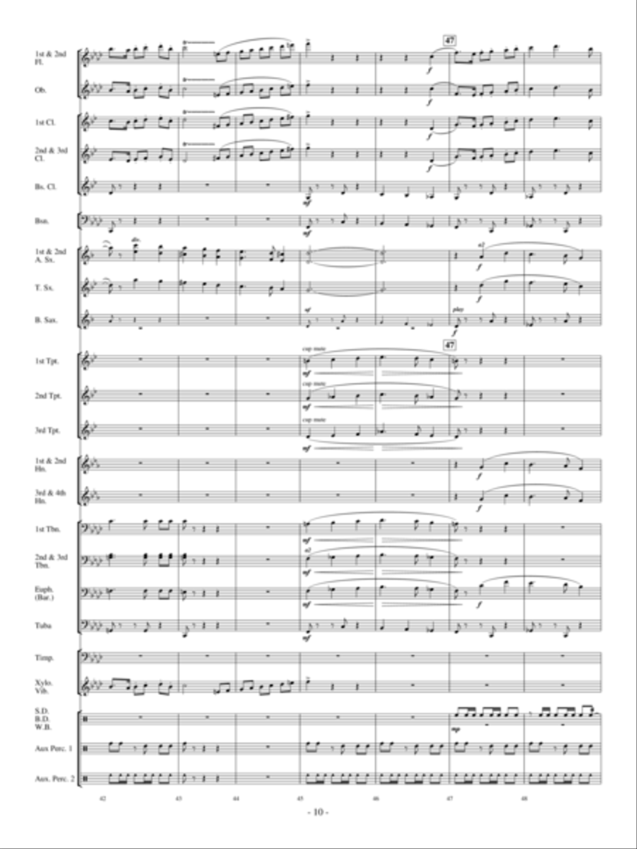 Costa del Sol Costa del Sol Concert Band scores gallery preview page 9