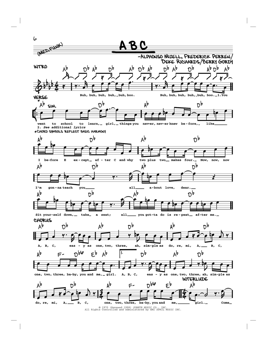 ABC Piano scores gallery preview page 1