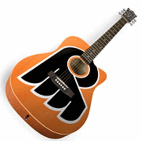 Philadelphia Flyers Acoustic Guitar