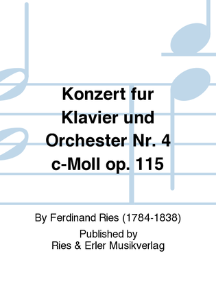 Konzert für Klavier und Orchester No. 4 in c-moll, Op. 115