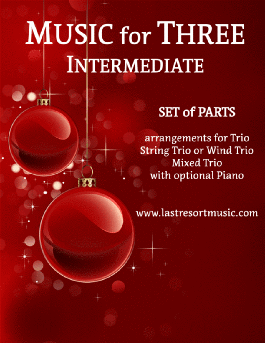 Christ Was Born On Christmas Day for String or Piano Trio (or Wind Trio or Mixed Trio) Large Ensemble scores gallery preview page 1