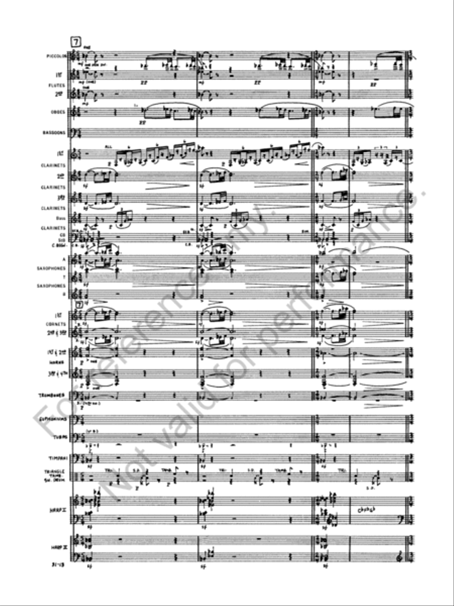 Salome's Dance (Dance of the Seven Veils) Concert Band scores gallery preview page 15