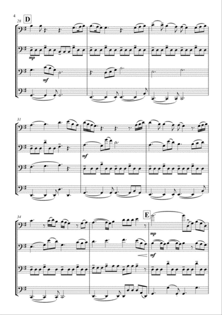 Perfect String Quartet scores gallery preview page 6