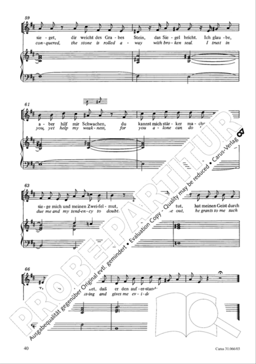 Be joyful, you Christians (Erfreut euch, ihr Herzen) ATB scores gallery preview page 41