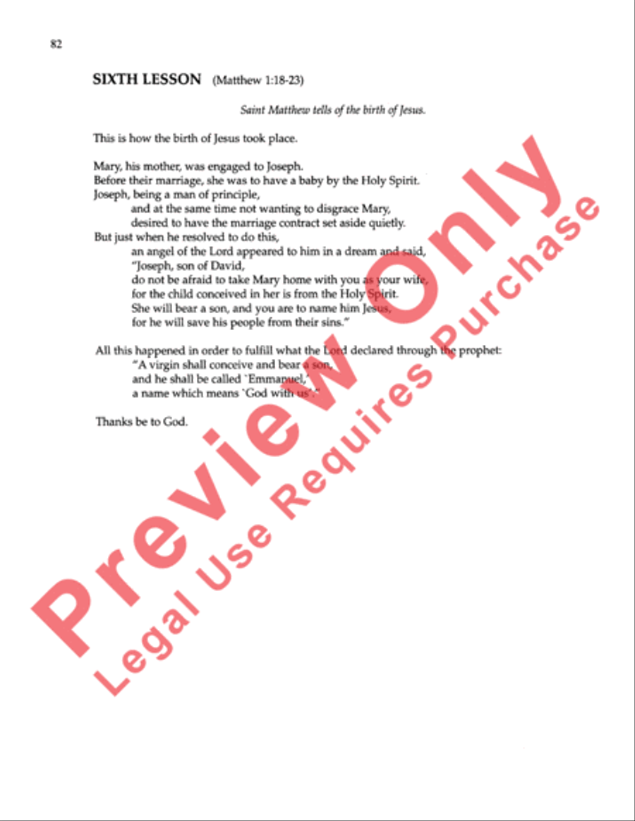 A Festival of Lessons and Carols Choir scores gallery preview page 83