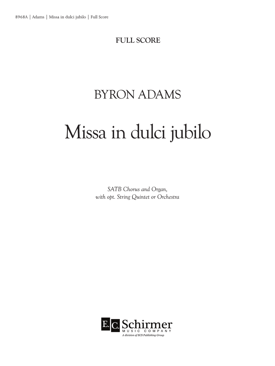 Missa in dulci jubilo Choir scores gallery preview page 1