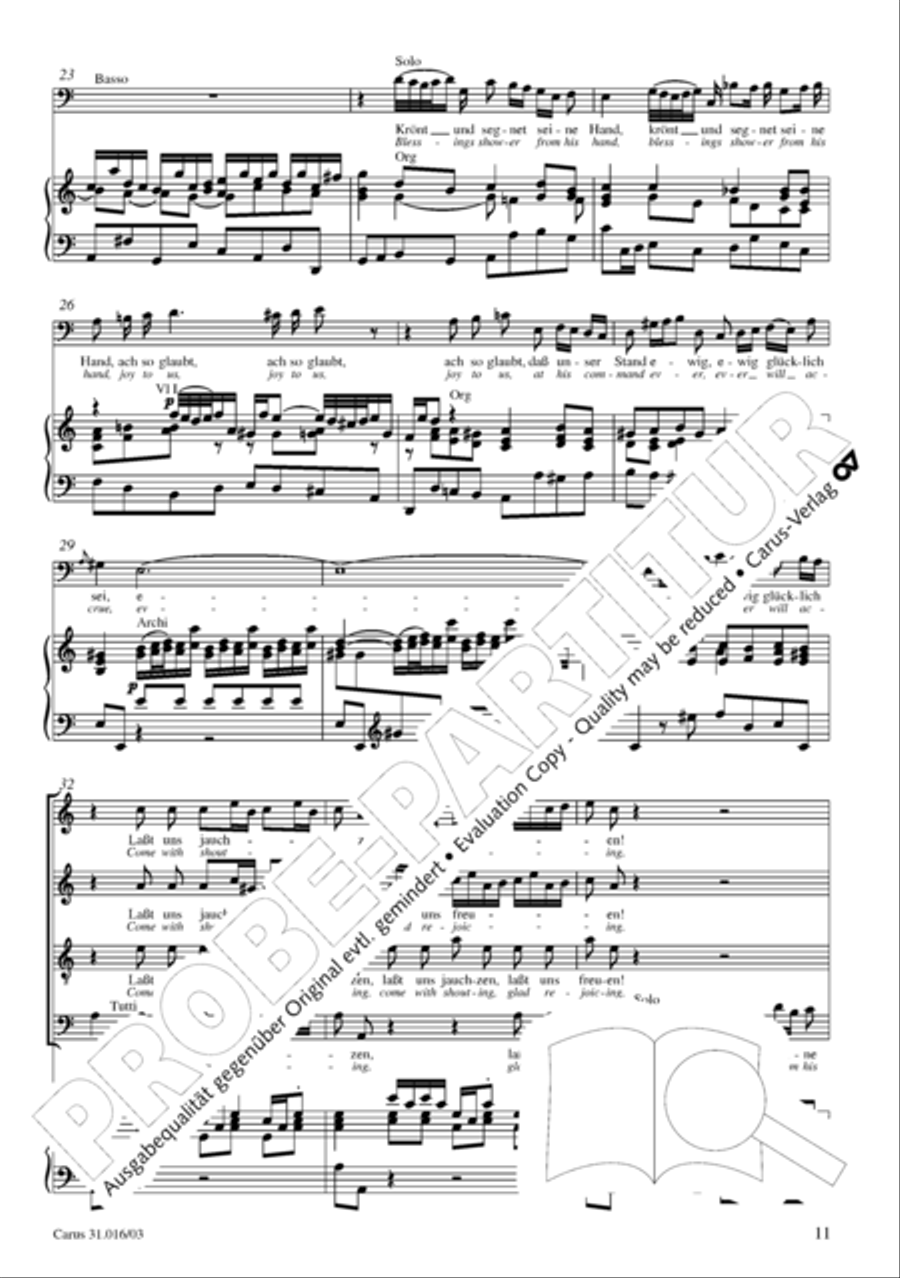 Lord God, thy praise we sing (Herr Gott, dich loben wir) ATB scores gallery preview page 12