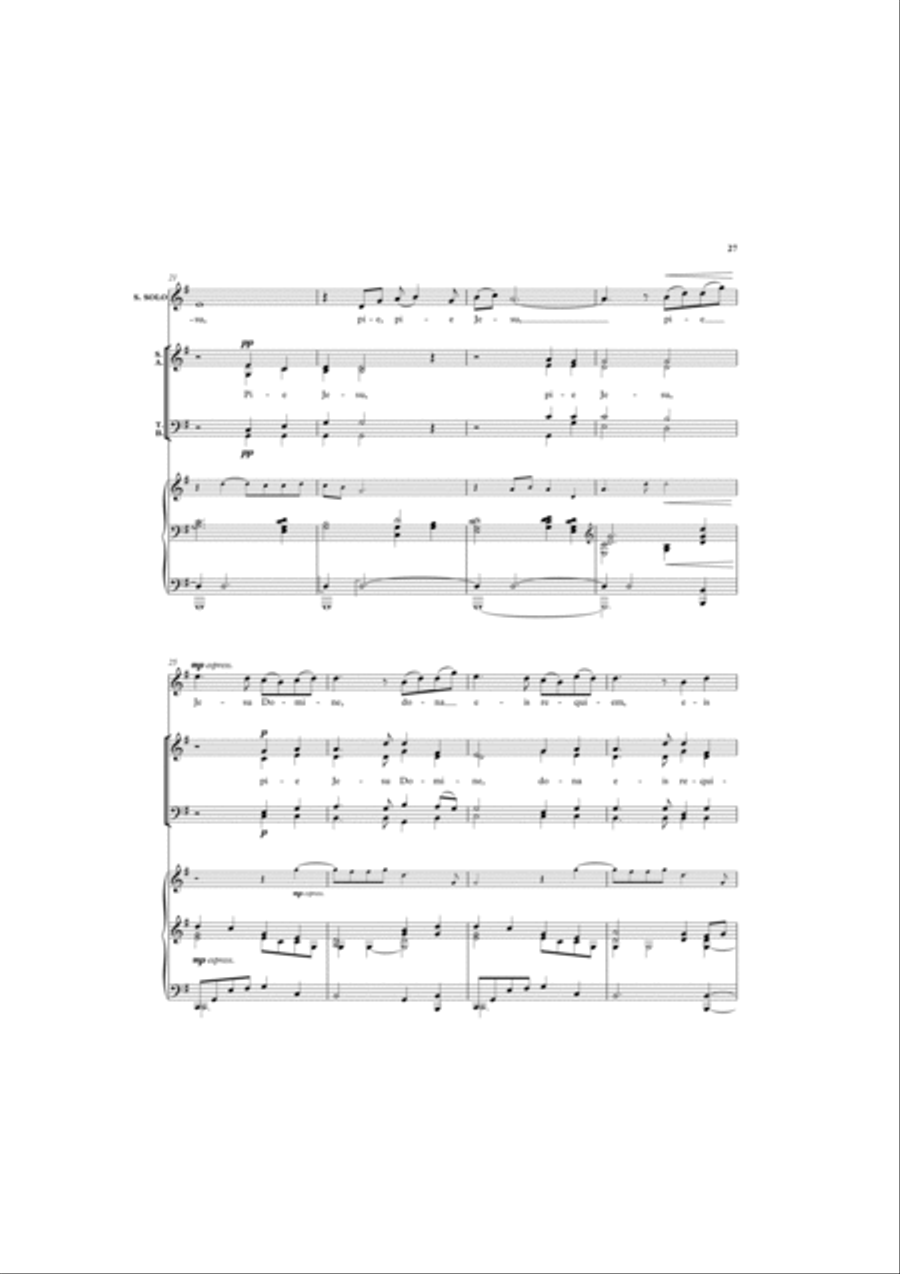 Requiem Requiem 4-Part scores gallery preview page 10