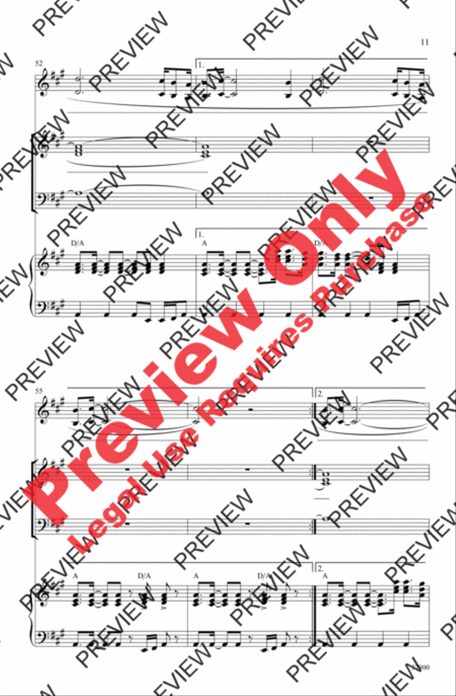 Dancing Queen 3-Part scores gallery preview page 11