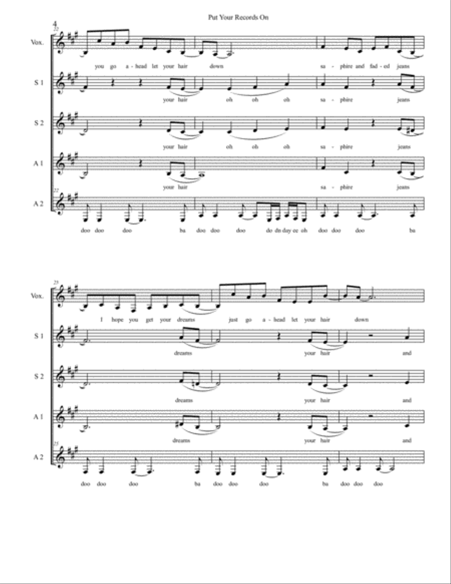 Put Your Records On SSA scores gallery preview page 4