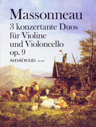 Book cover for Three Duets op. 9