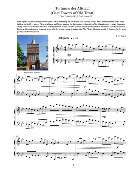 The Brandenburg Piano Solo Collection - 1. Torturme der Altstadt image number null