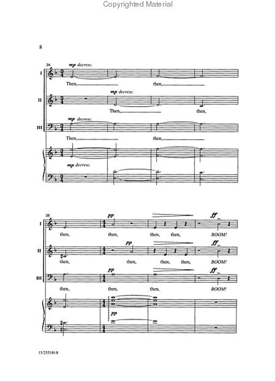 Lightning! 3-Part scores gallery preview page 3