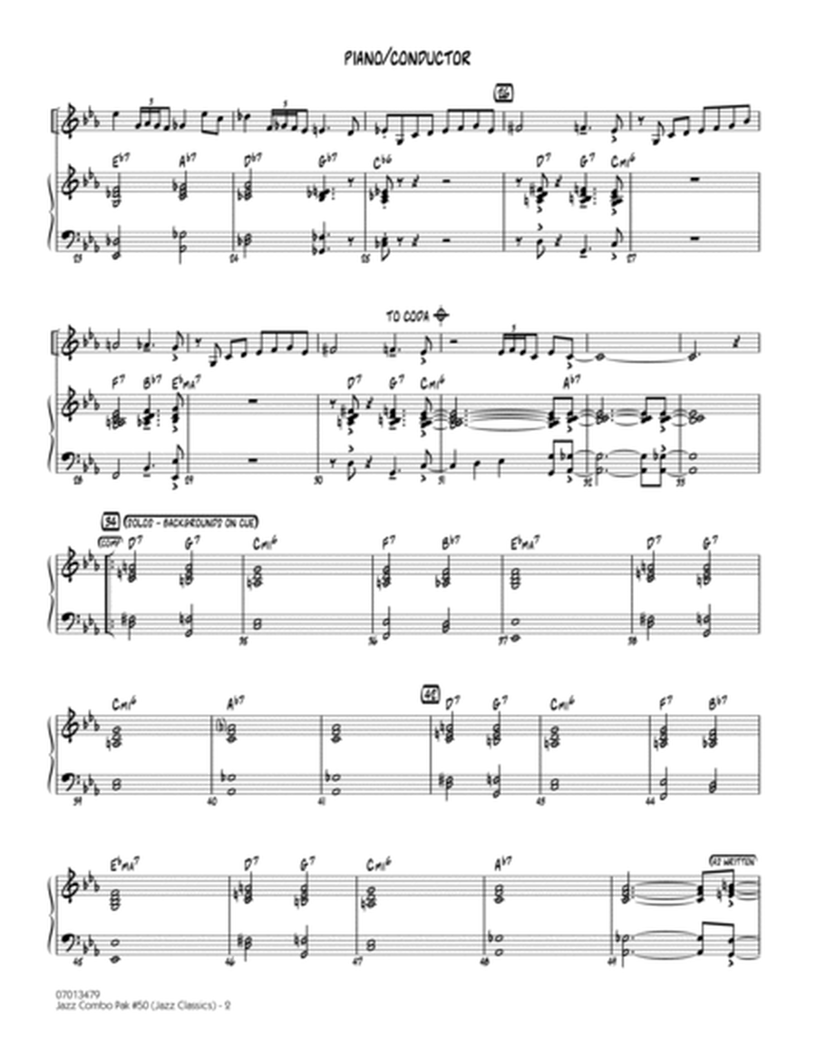 Jazz Combo Pak #50 (Jazz Classics) - Piano/Conductor