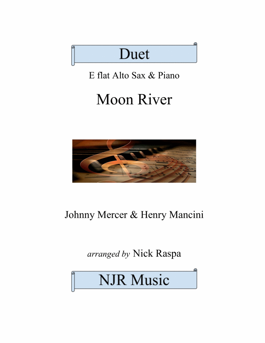 Moon River Alto Saxophone scores gallery preview page 1