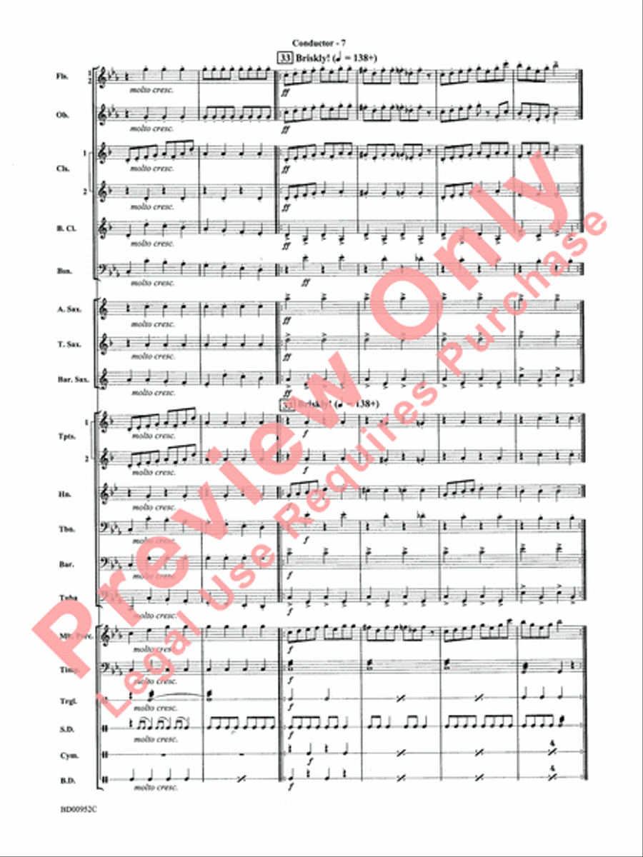 In the Hall of the Mountain King Concert Band scores gallery preview page 10