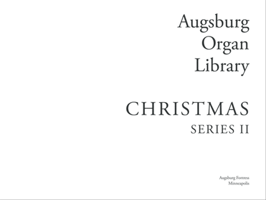 Augsburg Organ Library Series 2: Christmas Organ Solo scores gallery preview page 2
