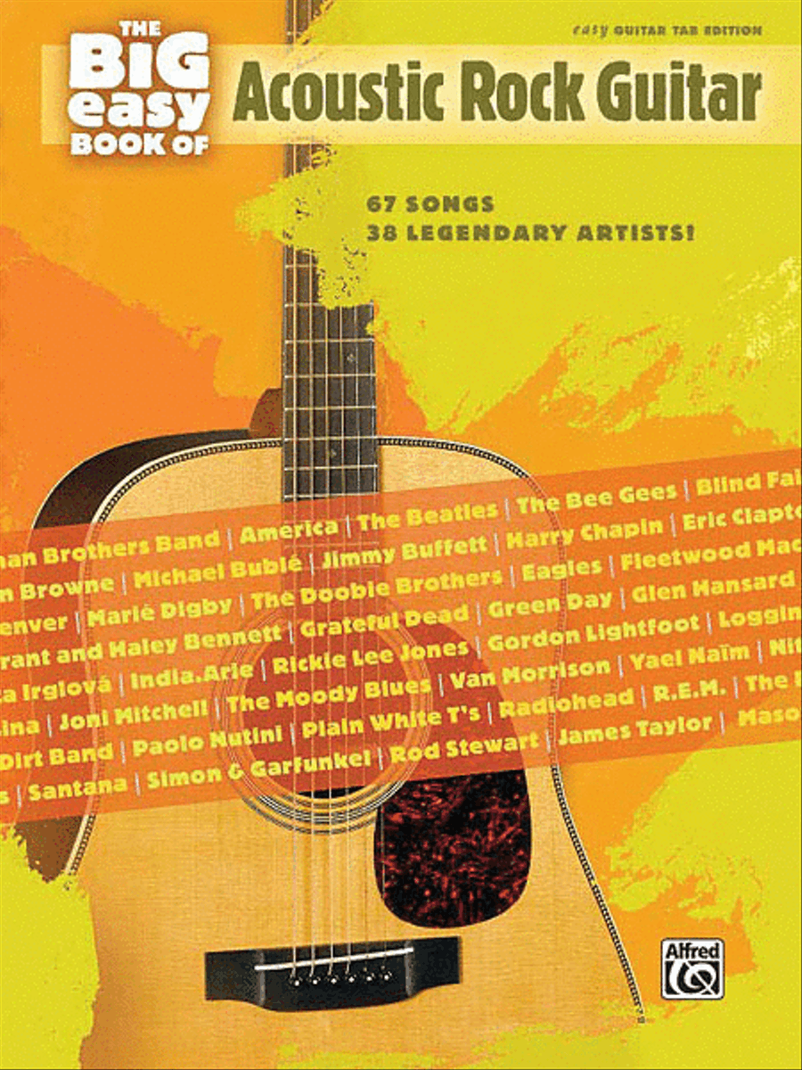 The Big Easy Book of Acoustic Guitar Acoustic Guitar scores gallery preview page 1