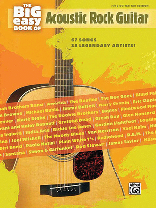 Book cover for The Big Easy Book of Acoustic Guitar
