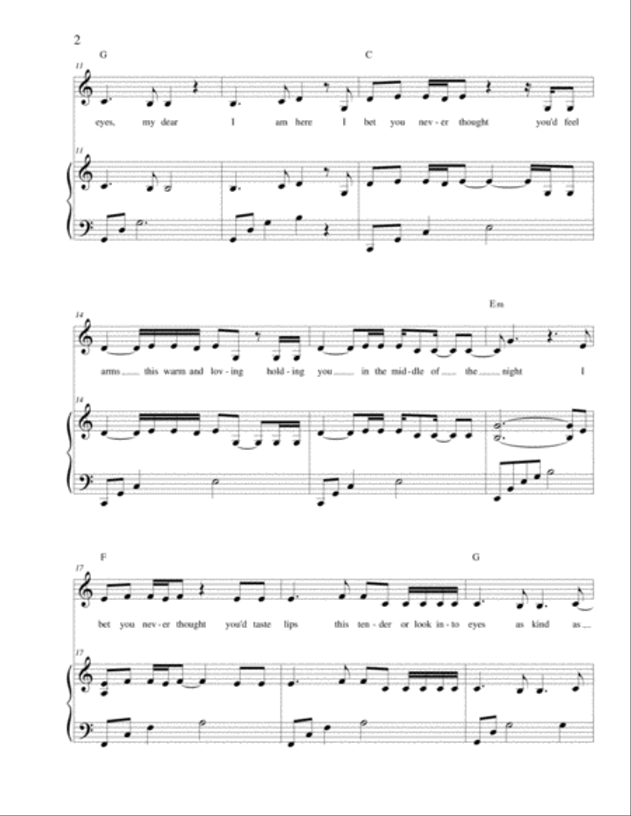 In The Arms Of An Angel Voice scores gallery preview page 2