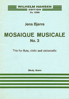 Jens Bjerre: Mosaique Musicale No.3 (Miniature Score)