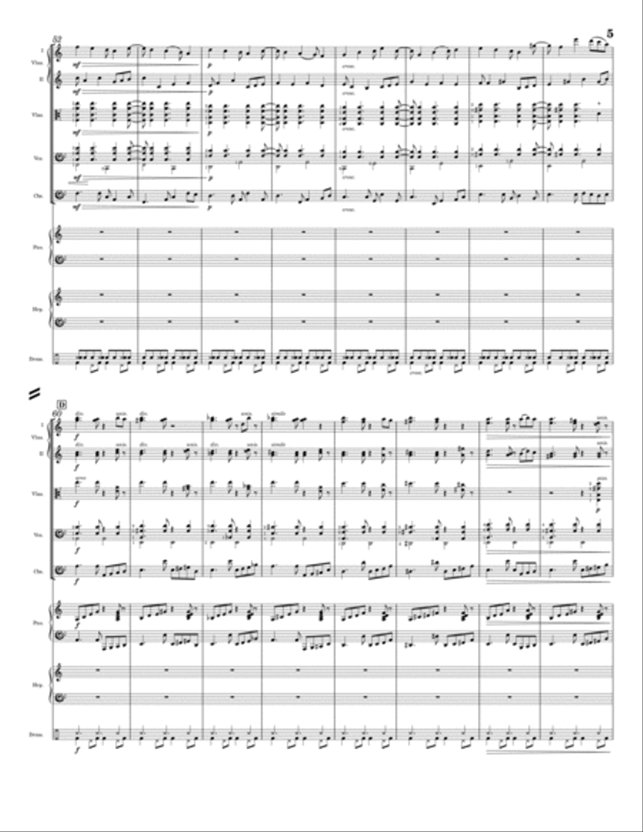 Mountains, Storms, & Saudade String Orchestra scores gallery preview page 5